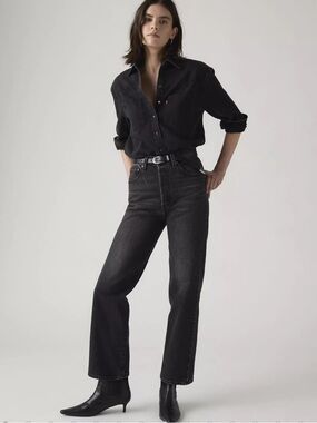 Levi’s Ribcage Straight Ankle Jeans